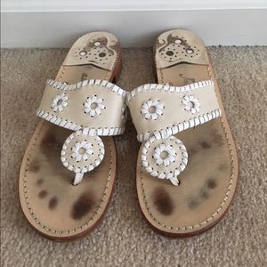 Jack Roger's Classic Navajo in Bone White Size 8.5