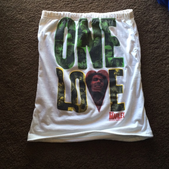 Catch A Fire Tops - Bob Marley One Love Rasta Tube Top