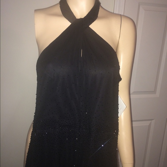 NEW Silk Night Out Romper with sequins 🌺 - Picture 3 of 4