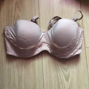 Nude lace lined body by Victoria 34B bra
