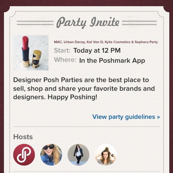 featured! poshmark party - Picture 2 of 3