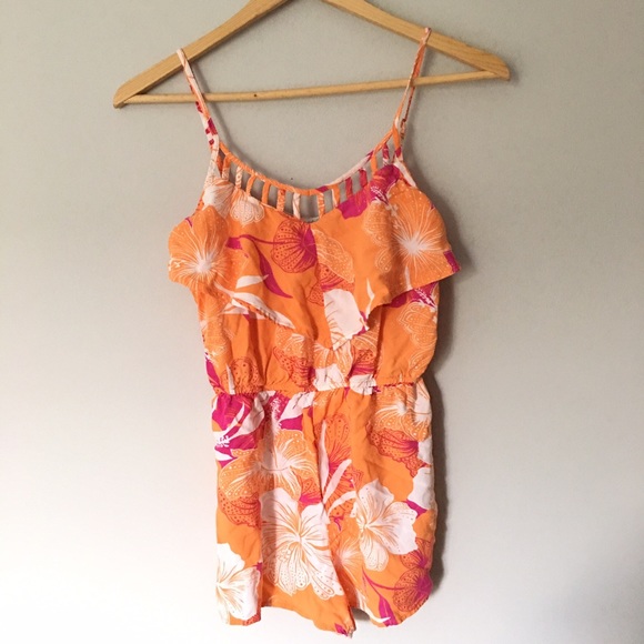 Charlotte Russe floral romper