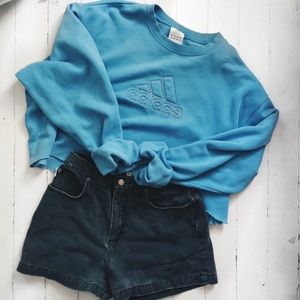 Vintage adidas cropped crewneck