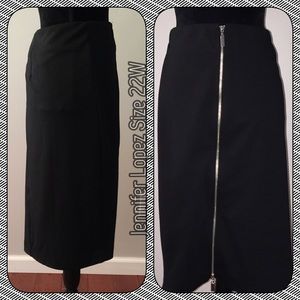 Jennifer Lopez Side Zip Pencil Skirt NWT