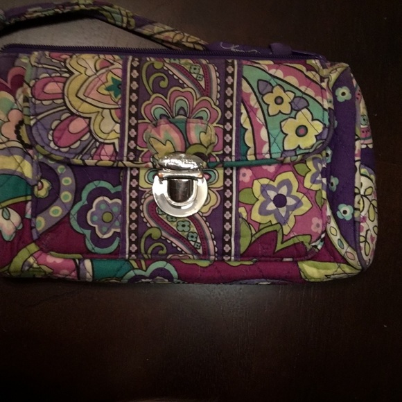 Vera Bradley heather wristlet.