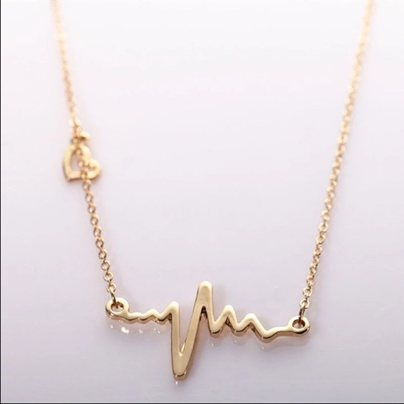 ❗CLEARANCE  ️SALE❗️Heartbeat EKG necklace