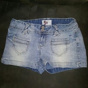 Light Blue Jean Shorts