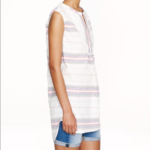J Crew Vintage Stripe Tunic - Picture 2 of 5