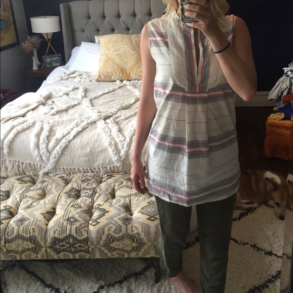 J Crew Vintage Stripe Tunic - Picture 4 of 5