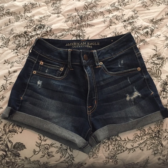blue jean shorts!!!