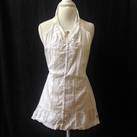 Hollister White Summer Dress