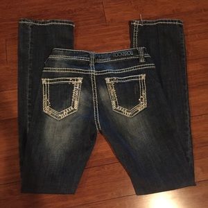 Size 28 inseam 34 low rise Rock and Roll jeans