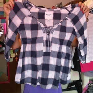 Abercrombie plaid shirt