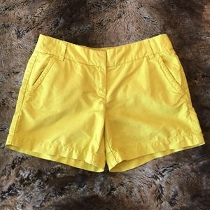 J. Crew shorts that are lime green