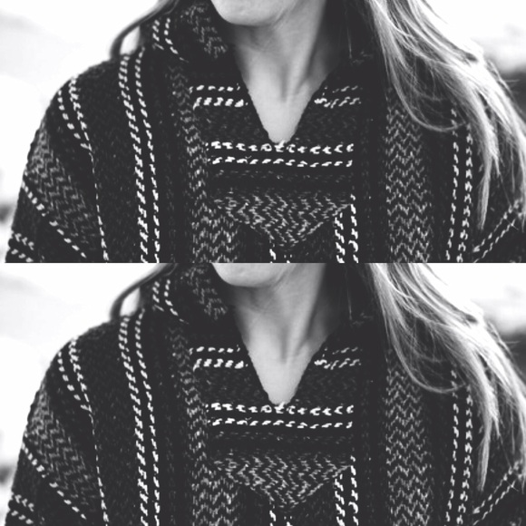 Maroon Vintage Baja Hoodie (Drug Rug)
