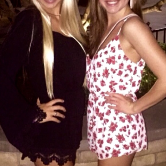 F21 Floral Romper - Picture 3 of 3