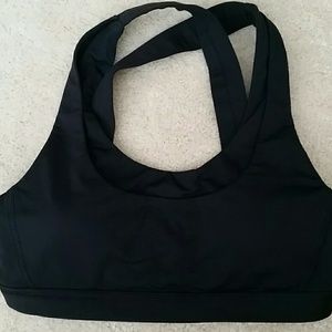 Lululemon black Sports bra size 6