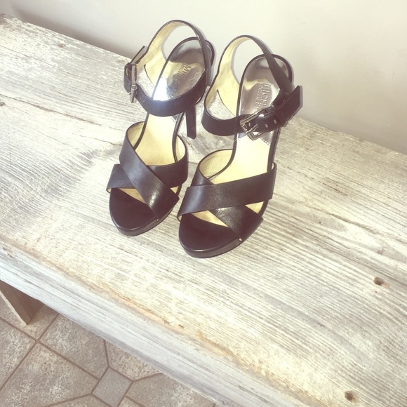 Michael by Michael Kors Black Heels