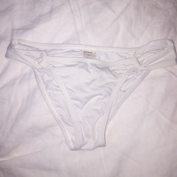 White L*Space bikini bottoms