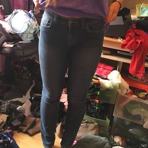 Forever 21 skinny blue jeans