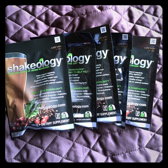 Vanilla and cafe latte shakeology!