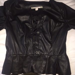 Leather jacket