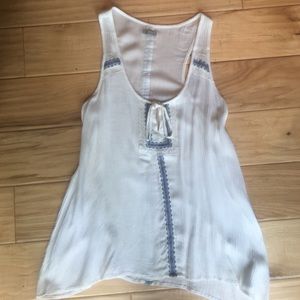 NWOT Urban Outfitters x Ecoté embroidered tank