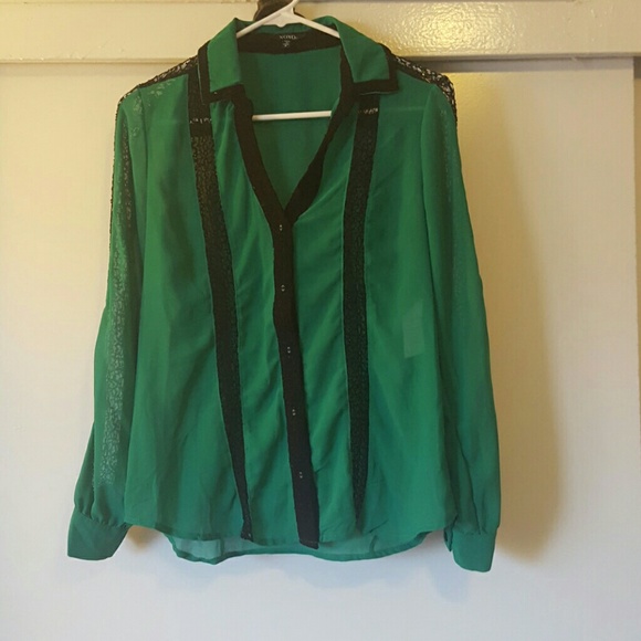 Xoxo sheer blouse