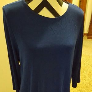 Royal/cobalt blue tunic