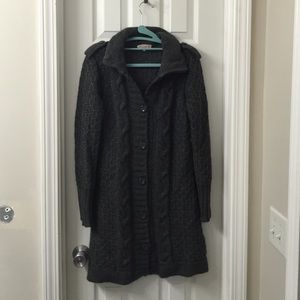 Grey sweater dress from Cocogió