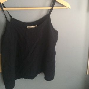 Navy Blue Crop Tank