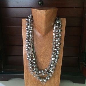 Silver Layered Necklace