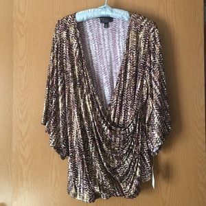 Dress Barn splice blouse