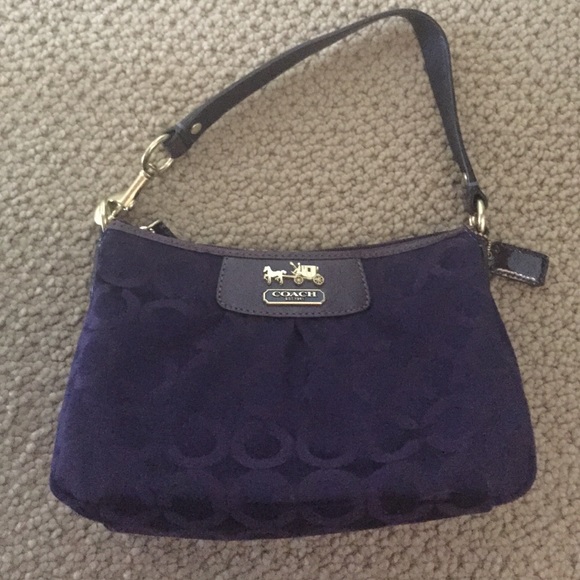 Coach purple purse