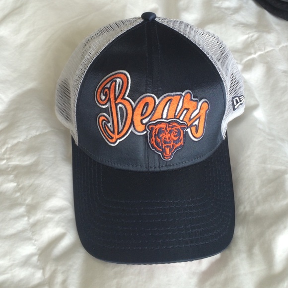 Chicago Bears satin ball cap with mesh back