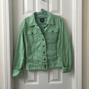 Blue/green jean jacket from Blue Jeans of America