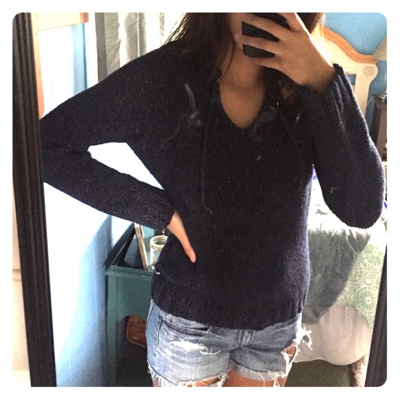 Navy Blue American Eagle Sweater