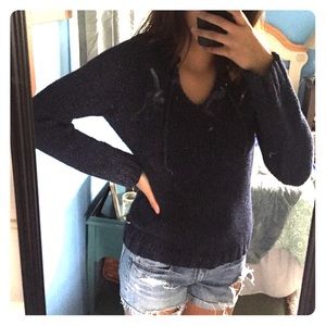 Navy Blue American Eagle Sweater