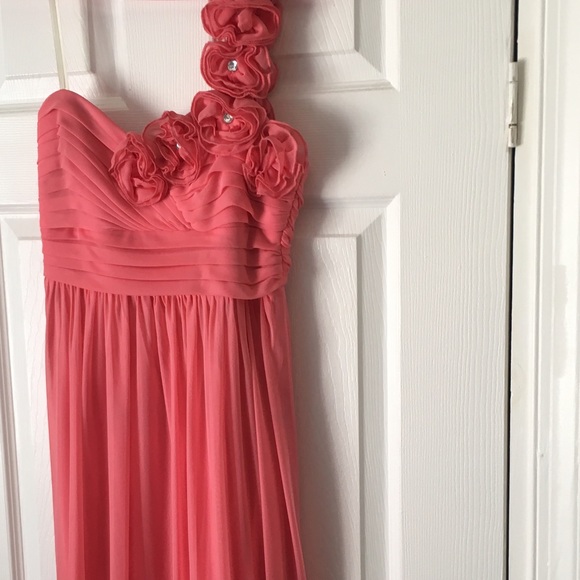 Beautiful pink prom dress