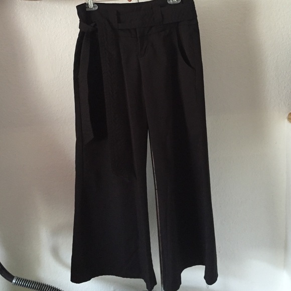 AMERICAN RAG- black high waisted palazzo pants