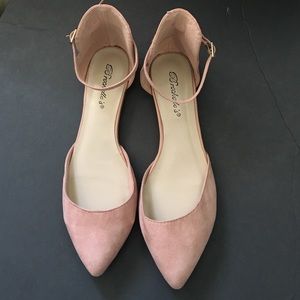 Breckelles Ankle Strap Flats