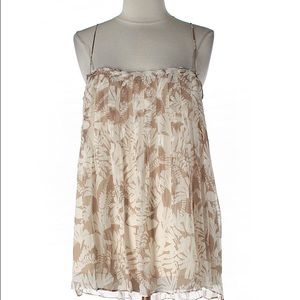 Milly sleeveless silk top sz 4