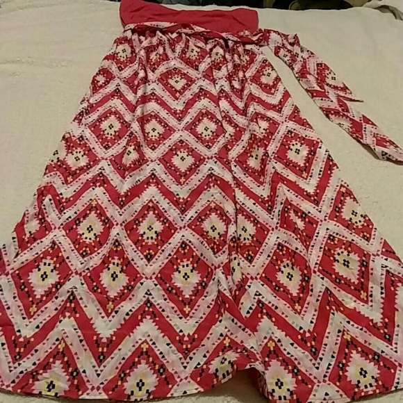Pink maxi dress