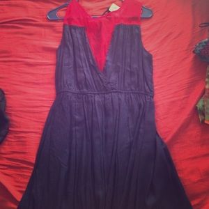 Sold!Blue/red game day dress!!