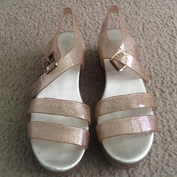 Gold sandals