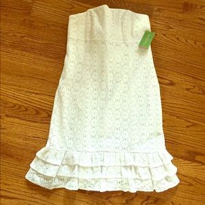 Lilly Pulitzer Franco Dress - Resort White Lace