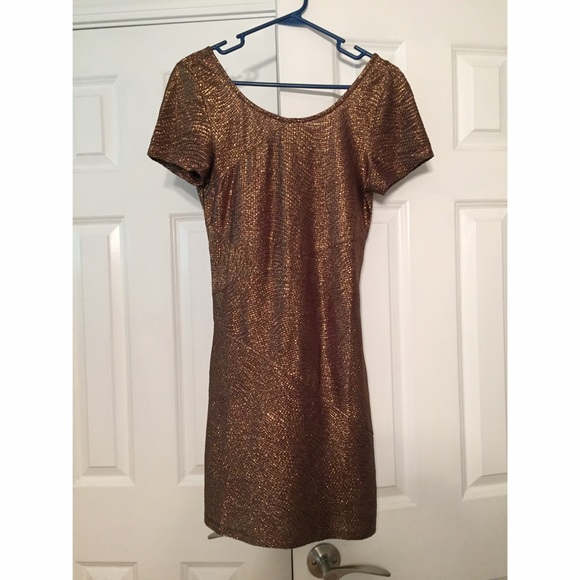 🚫SOLD🚫 Free People Dress Gold Small