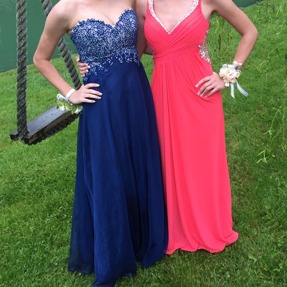 Coral Jovani Prom Dress - Picture 4 of 4