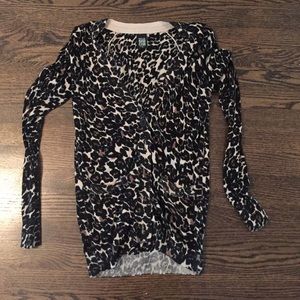 Leopard print cardigan