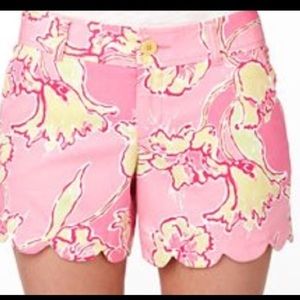 Lily Pulitzer Hotty Pink Day shorts